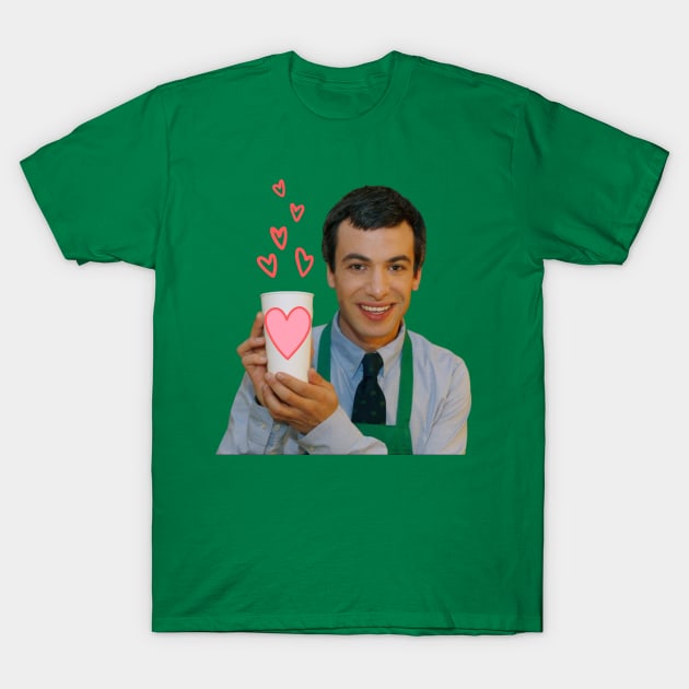 Nathan Fielder Cup of Love T-Shirt by Shoppetite